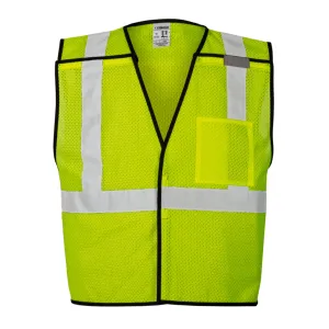 Kishigo Single Pocket Breakaway Vest, Type R Class 2