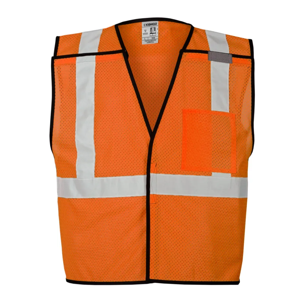 Kishigo Single Pocket Breakaway Vest, Type R Class 2