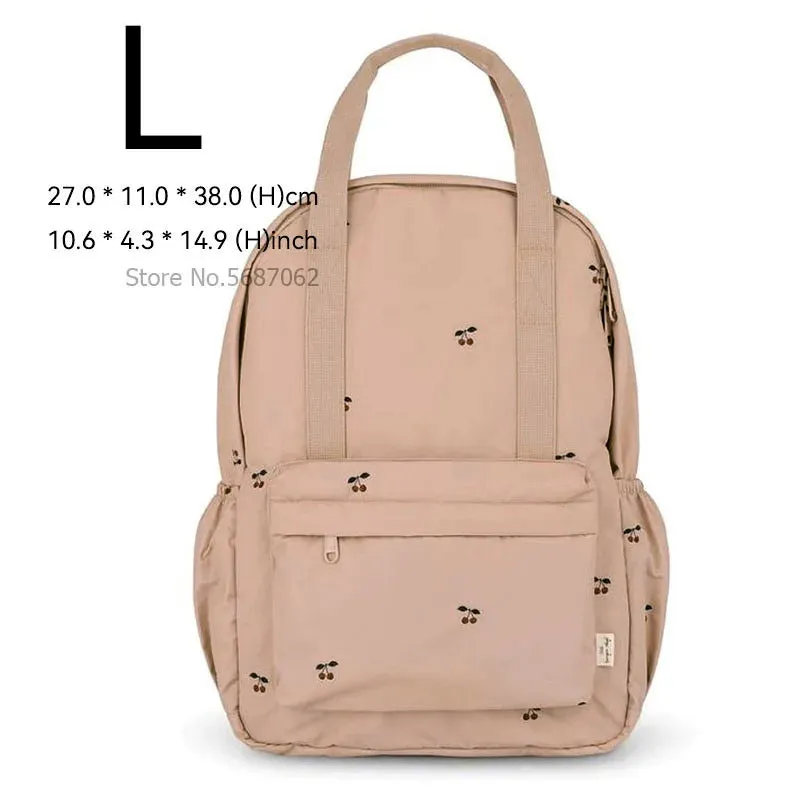 KS Baby Backpack Kids Schoolbag Kindergarten Bags Brand Cherry Lemon Children's Boys Girls Mom Traveling Storage Bag Wholesale