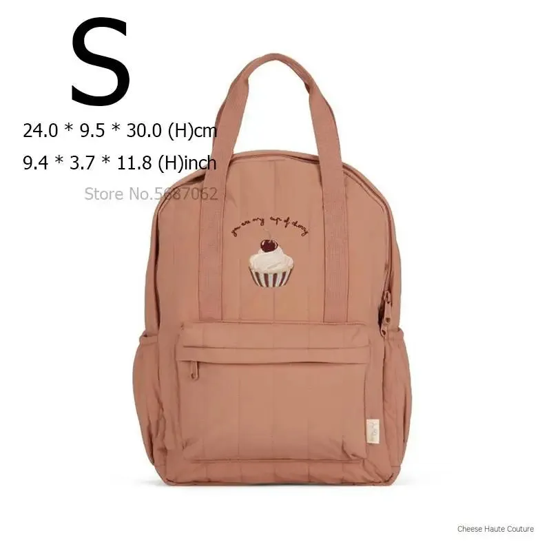 KS Baby Backpack Kids Schoolbag Kindergarten Bags Brand Cherry Lemon Children's Boys Girls Mom Traveling Storage Bag Wholesale