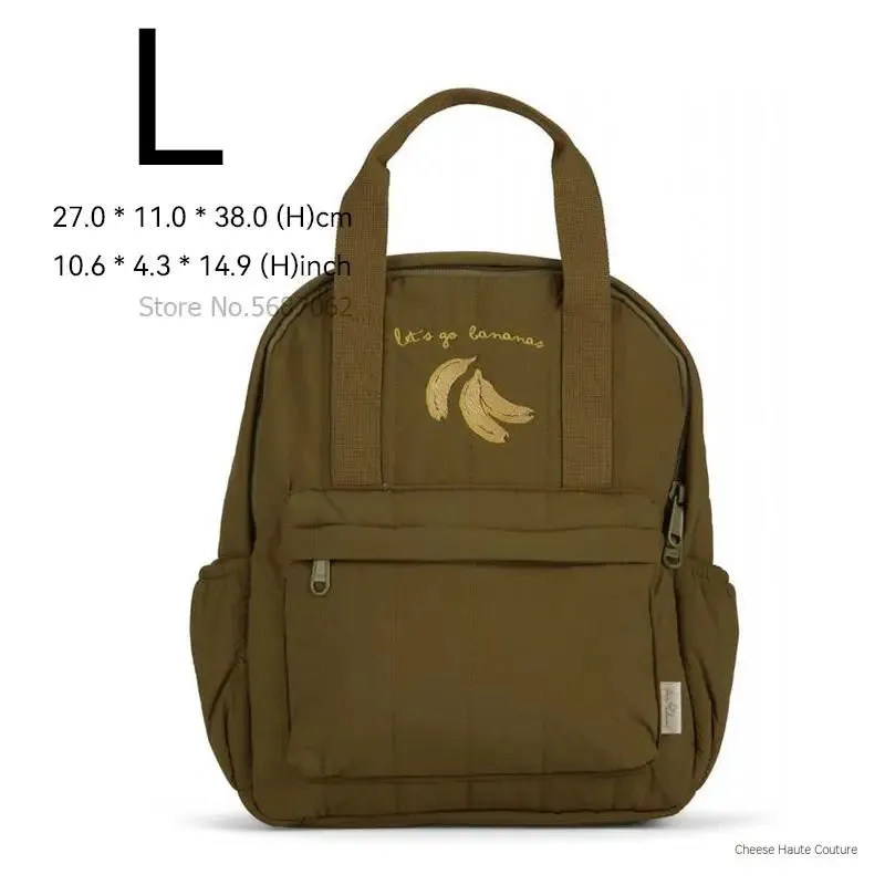 KS Baby Backpack Kids Schoolbag Kindergarten Bags Brand Cherry Lemon Children's Boys Girls Mom Traveling Storage Bag Wholesale
