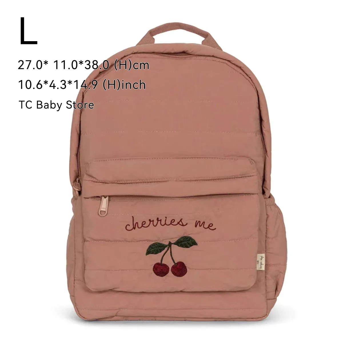 KS Baby Backpack Kids Schoolbag Kindergarten Bags Brand Cherry Lemon Children's Boys Girls Mom Traveling Storage Bag Wholesale