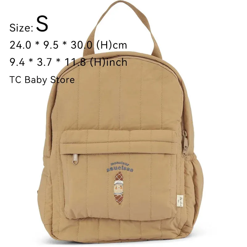 KS Baby Backpack Kids Schoolbag Kindergarten Bags Brand Cherry Lemon Children's Boys Girls Mom Traveling Storage Bag Wholesale