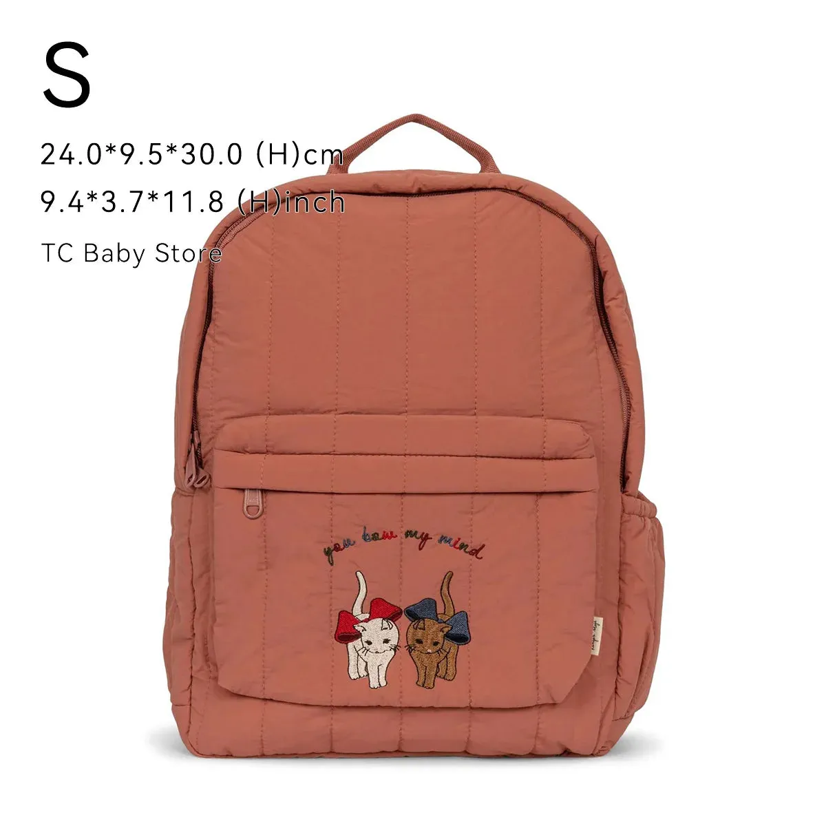 KS Baby Backpack Kids Schoolbag Kindergarten Bags Brand Cherry Lemon Children's Boys Girls Mom Traveling Storage Bag Wholesale