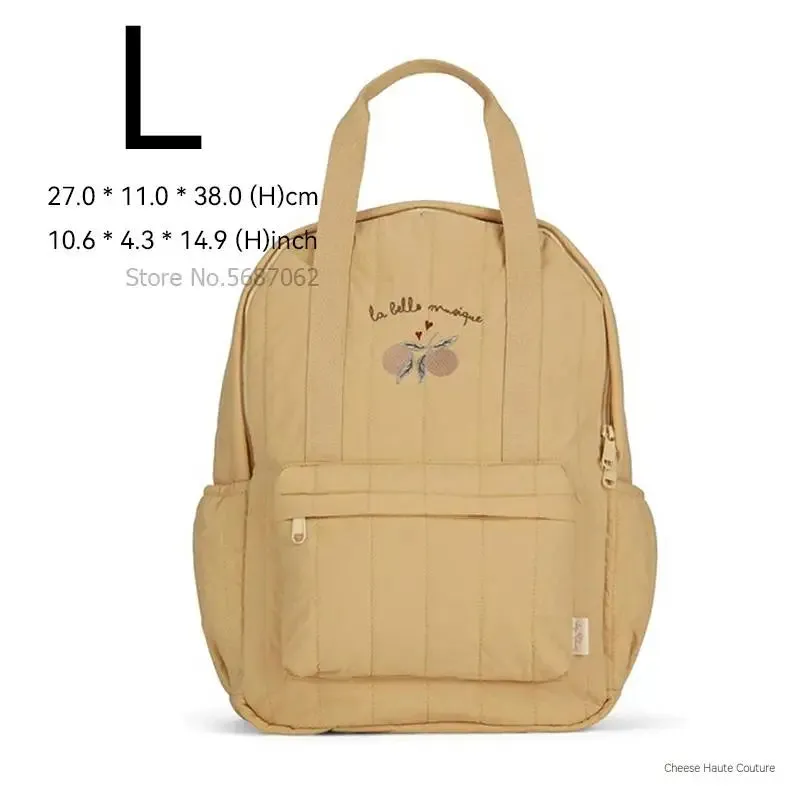 KS Baby Backpack Kids Schoolbag Kindergarten Bags Brand Cherry Lemon Children's Boys Girls Mom Traveling Storage Bag Wholesale