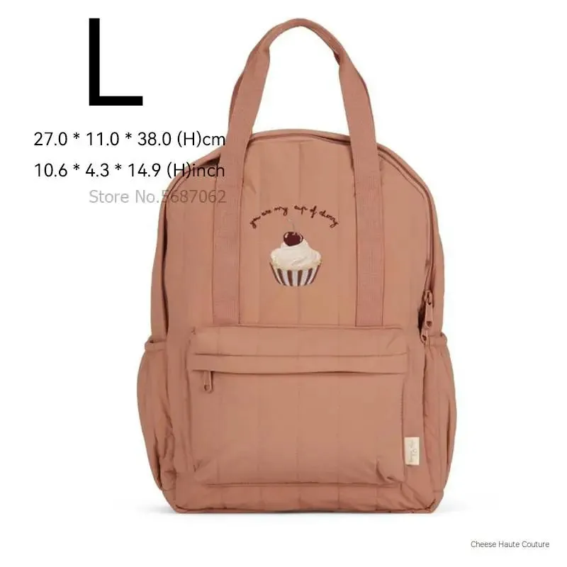 KS Baby Backpack Kids Schoolbag Kindergarten Bags Brand Cherry Lemon Children's Boys Girls Mom Traveling Storage Bag Wholesale