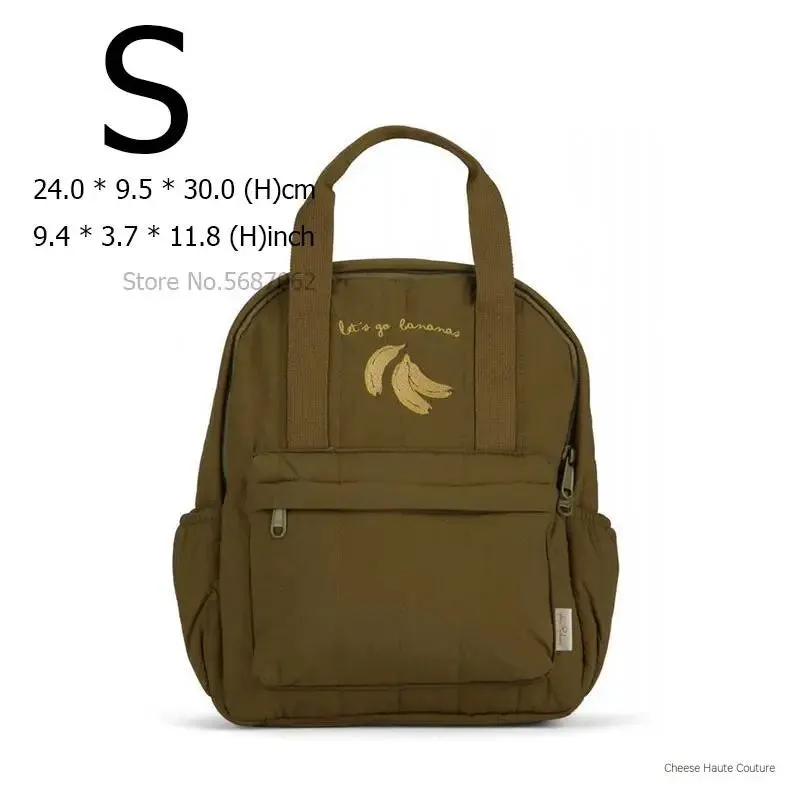 KS Baby Backpack Kids Schoolbag Kindergarten Bags Brand Cherry Lemon Children's Boys Girls Mom Traveling Storage Bag Wholesale