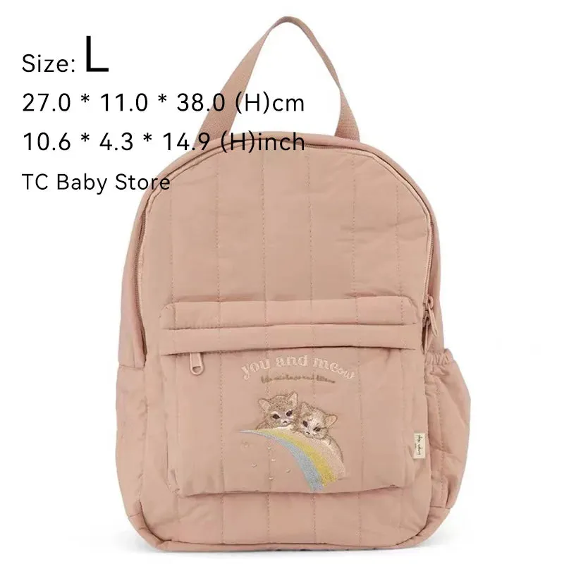 KS Baby Backpack Kids Schoolbag Kindergarten Bags Brand Cherry Lemon Children's Boys Girls Mom Traveling Storage Bag Wholesale