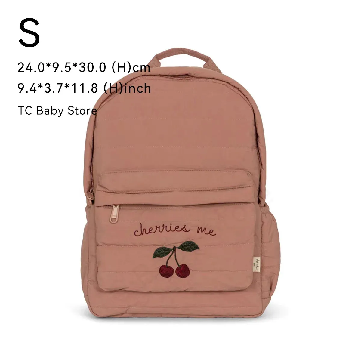 KS Baby Backpack Kids Schoolbag Kindergarten Bags Brand Cherry Lemon Children's Boys Girls Mom Traveling Storage Bag Wholesale