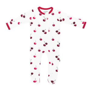 Kyte Baby Zippered Footie - Cherry