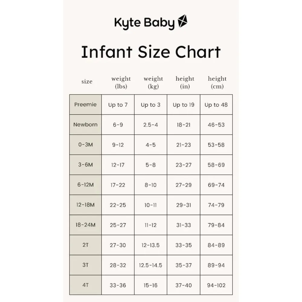 Kyte BABY Zippered Footie - Sage