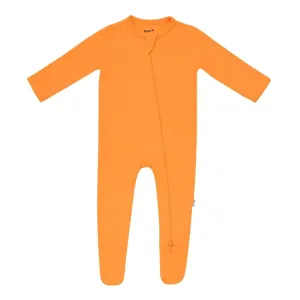 Kyte Baby Zippered Footie - Tangerine