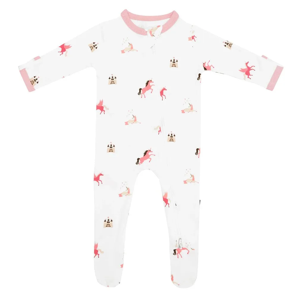 Kyte Baby Zippered Footie - Unicorn
