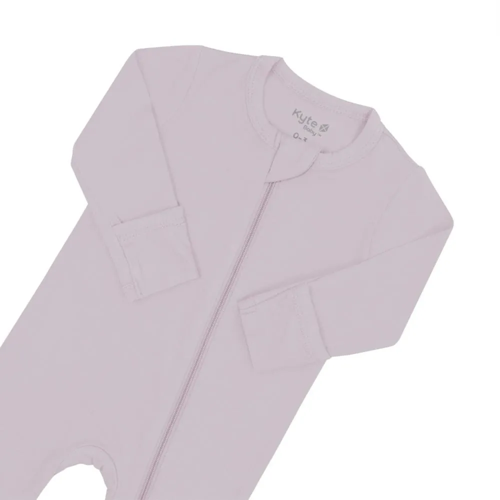 Kyte Baby Zippered Footie - Wisteria
