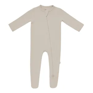 Kyte Zippered Footie - Khaki