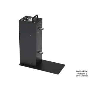 Labelmate Vertical Rewind Station with independent, bi-directional rewind/unwind control TWIN-CAT-3