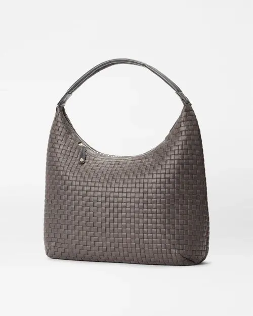 LARGE WOVEN SHOULDER BAG