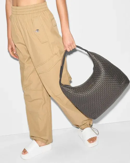 LARGE WOVEN SHOULDER BAG