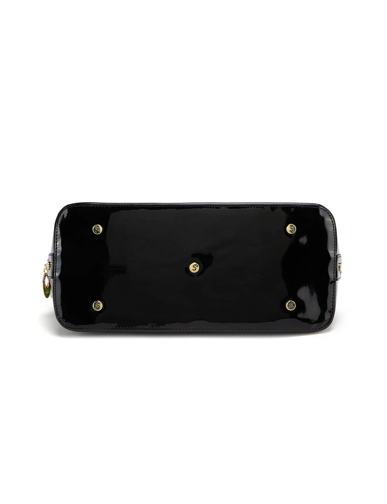 LAUREN  PATENT LEATHER DOME BAG- SF8-6801