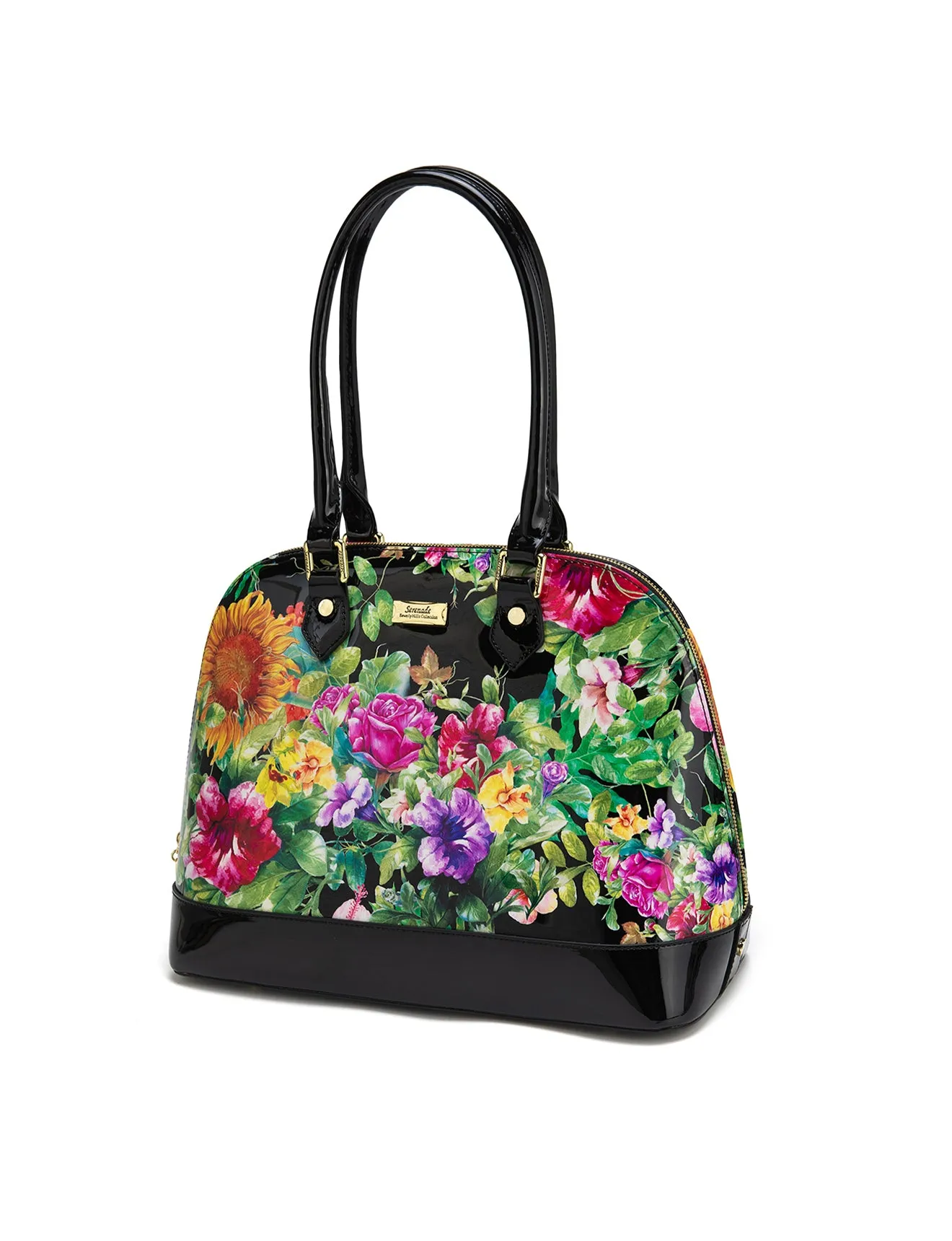LAUREN  PATENT LEATHER DOME BAG- SF8-6801
