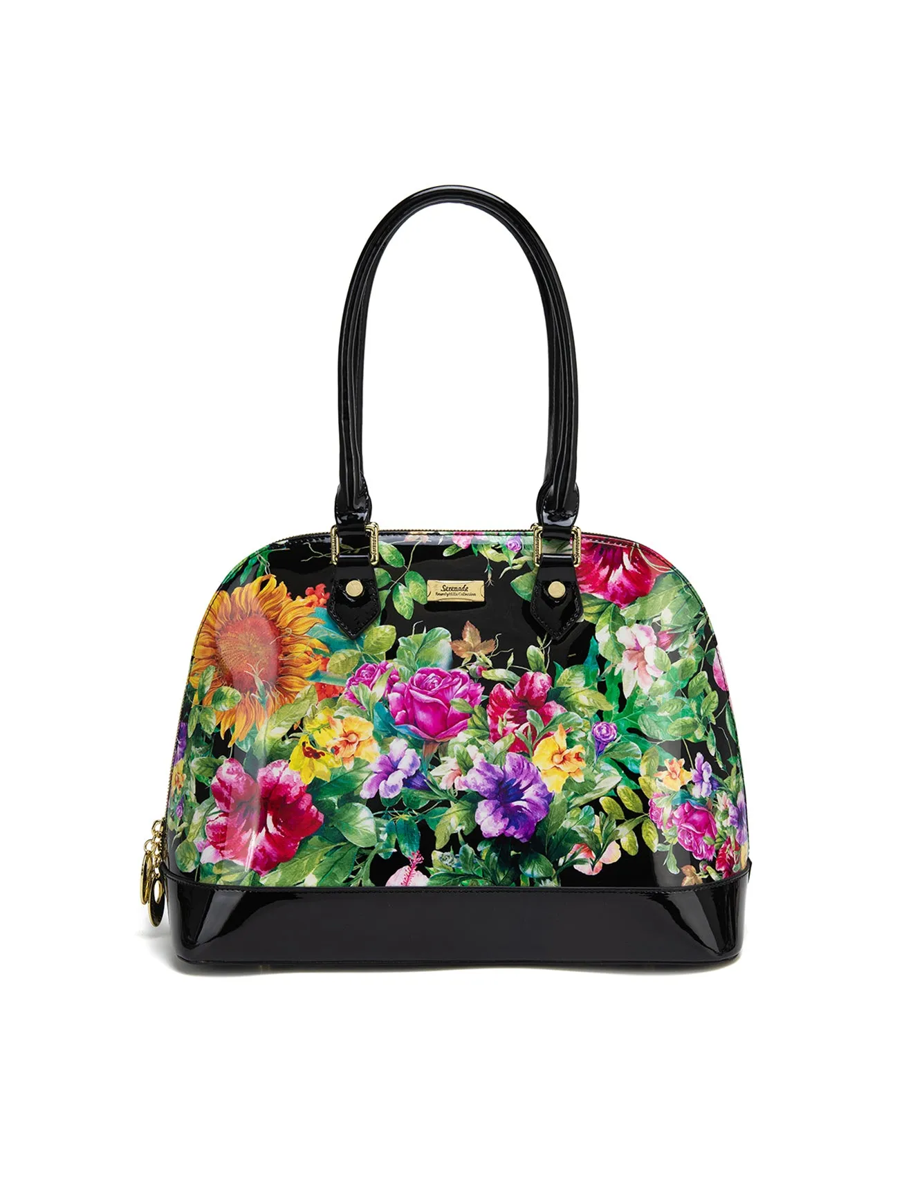 LAUREN  PATENT LEATHER DOME BAG- SF8-6801