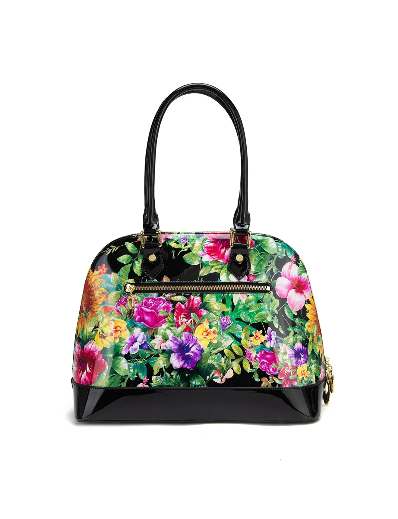 LAUREN  PATENT LEATHER DOME BAG- SF8-6801