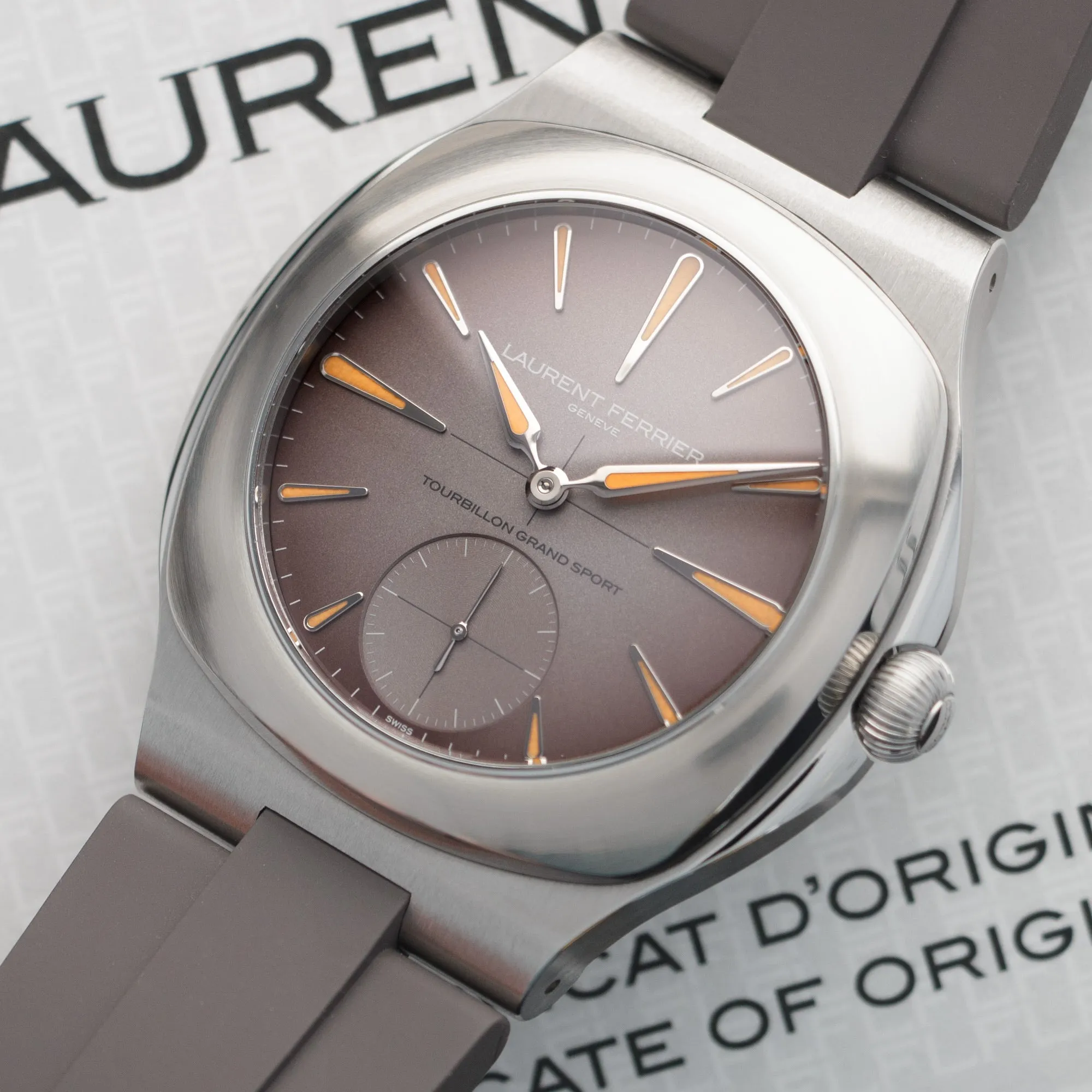 Laurent Ferrier Steel Grand Sport Tourbillon Watch, Limited to 12 Pieces