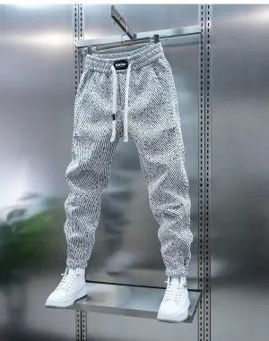 Laurent | Patterned Casual Trousers