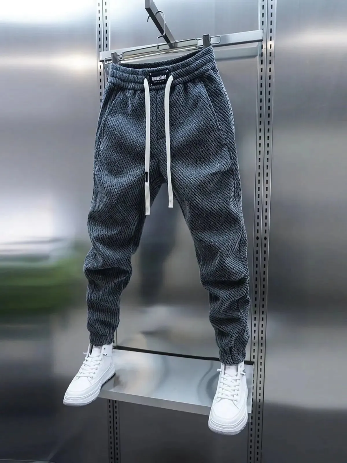 Laurent | Patterned Casual Trousers