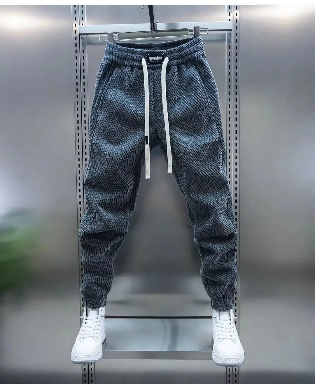 Laurent | Patterned Casual Trousers