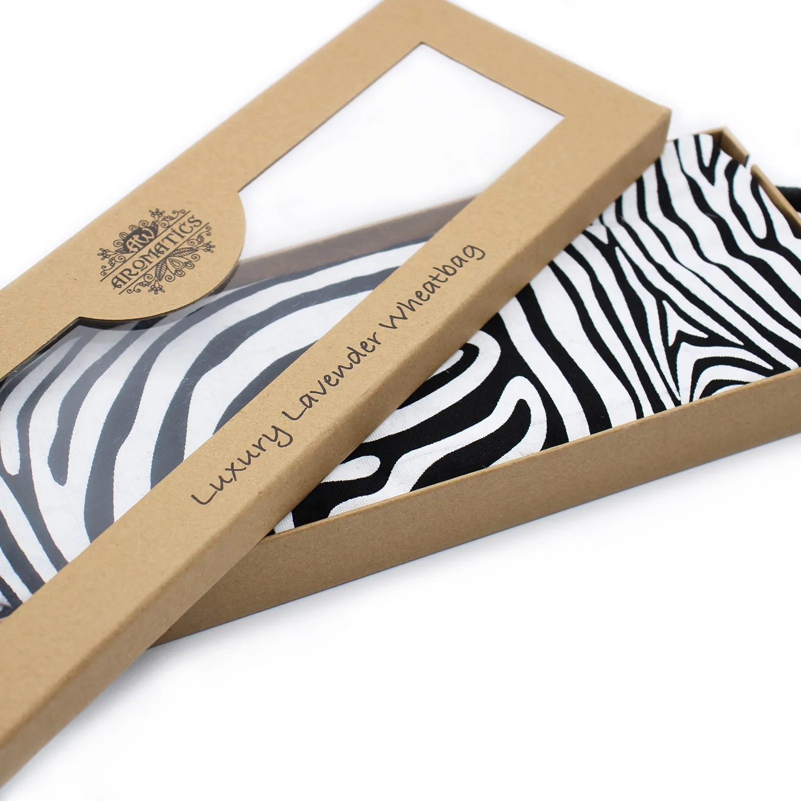 Lavender Eye Pillow in Gift Box  - Zebra