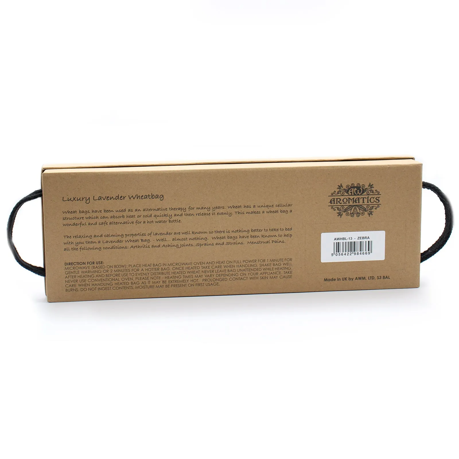 Lavender Eye Pillow in Gift Box  - Zebra