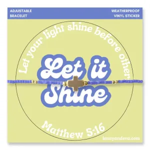 Let It Shine Beaded Cord Bracelet- Light of Hope