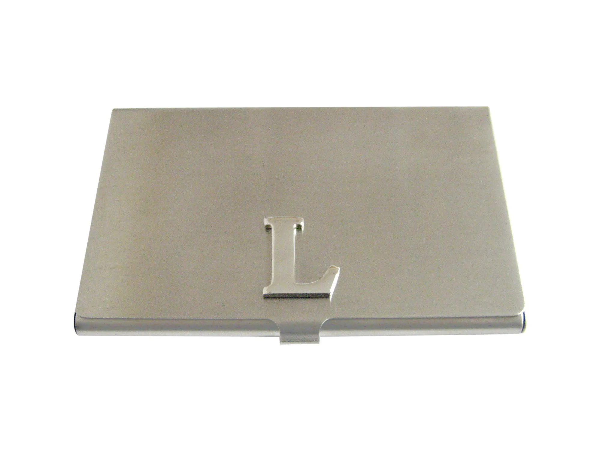 Letter L Monogram Business Card Holder