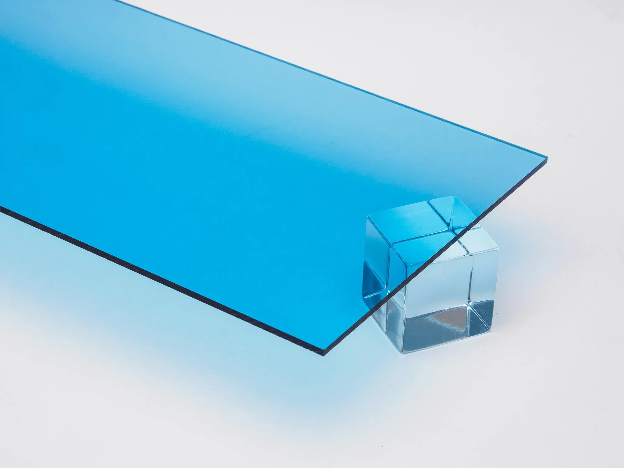 Light Blue Transparent Acrylic Sheet