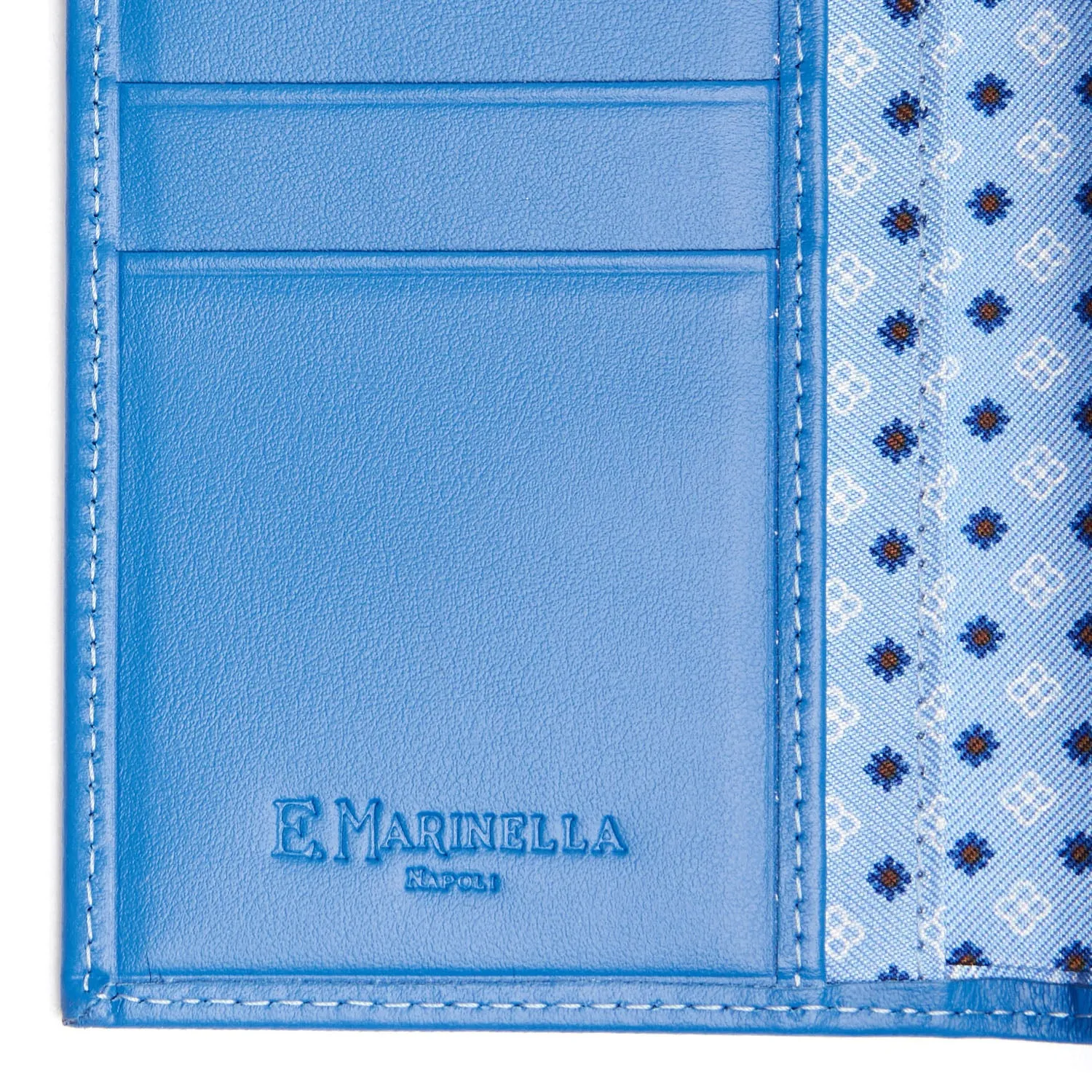 LIGHT BLUE VERTICAL WALLET