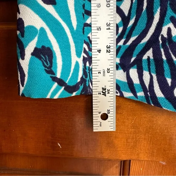 Lilly Pulitzer Madeline I’m Game Zebra Print Blue White Black Dress | Size‎ 2