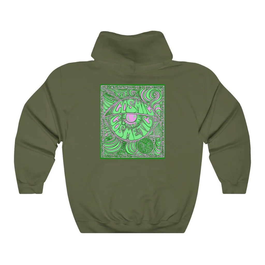 Limited Edition Cosmic Over Cosmetic Hooded Sweatshirt - Lilac Lizard