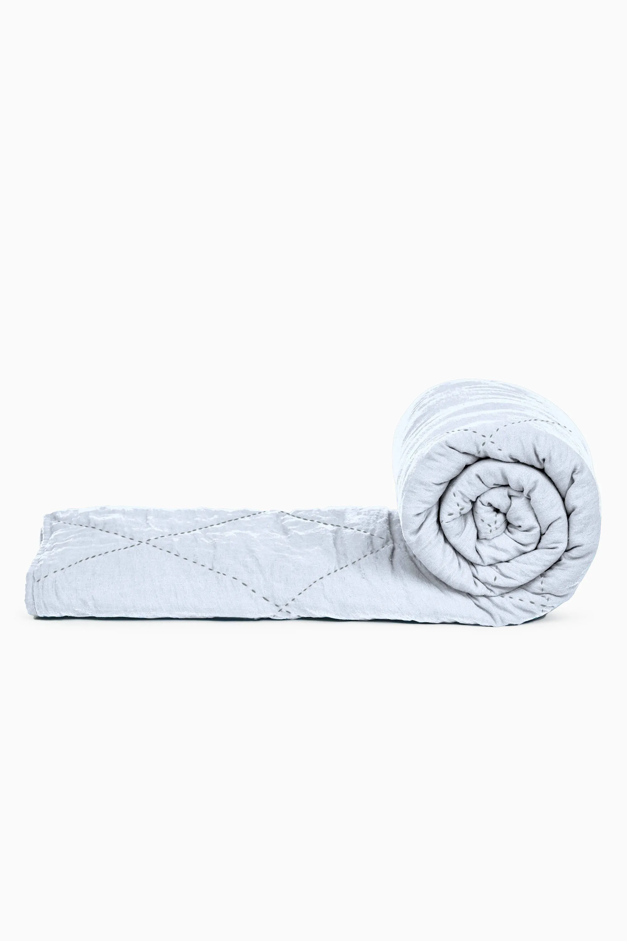Linen Vibrant Hand Quilted Quilt-Blackberry Wine