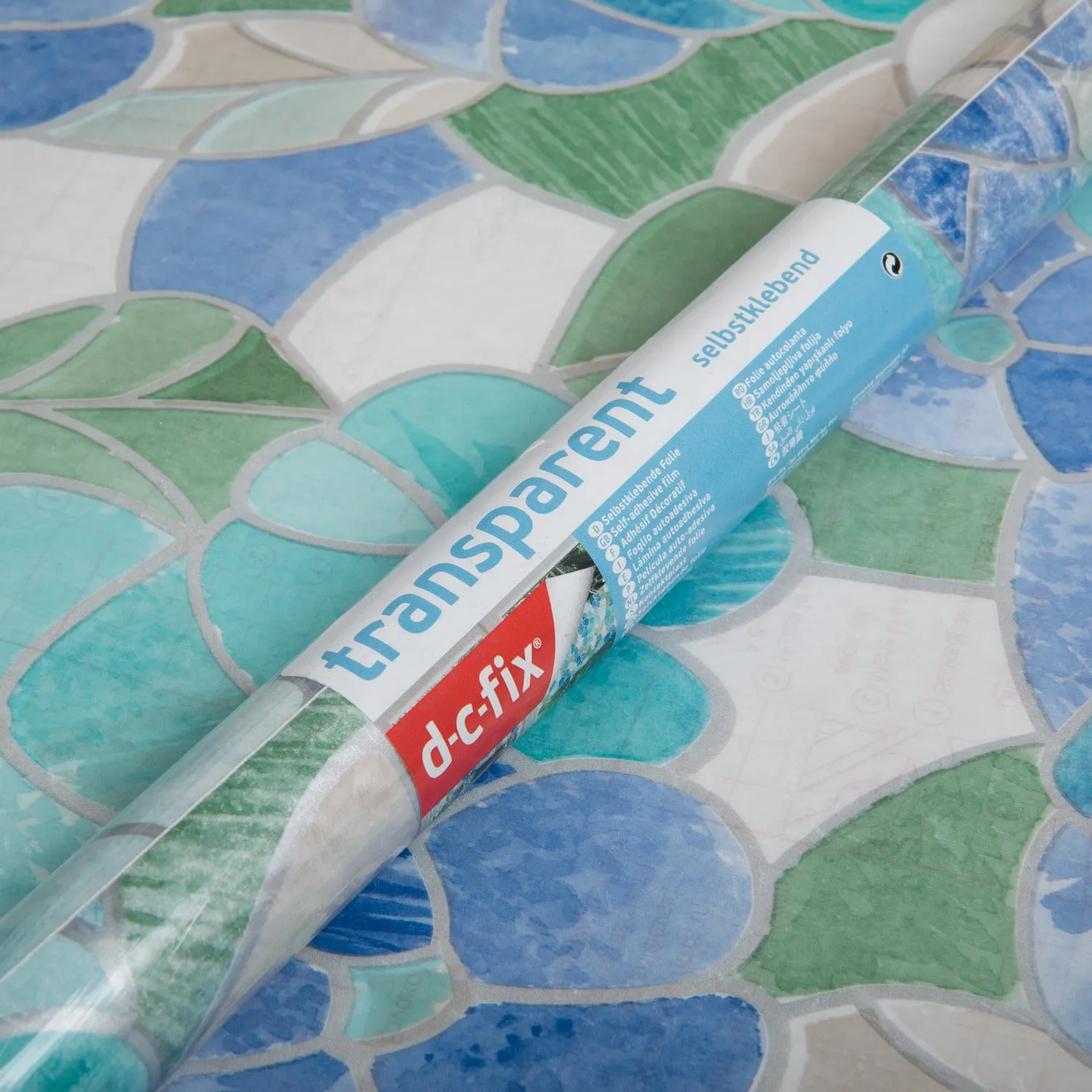 Lisboa Blue Transparent Vinyl (450mm, Self-Adhesive)
