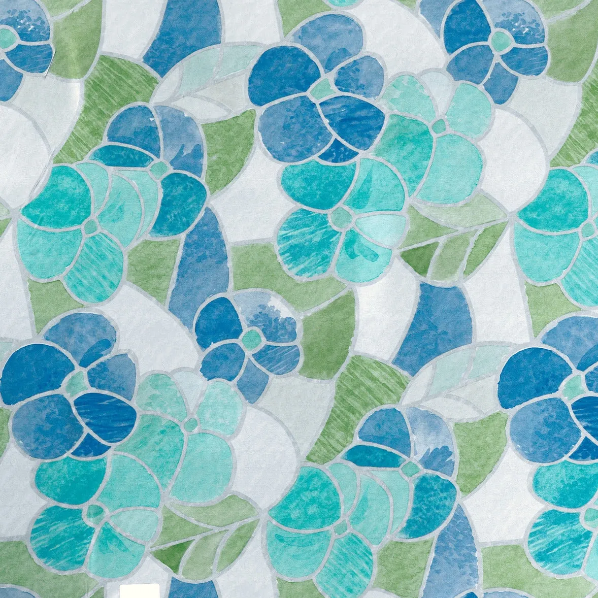 Lisboa Blue Transparent Vinyl (450mm, Self-Adhesive)