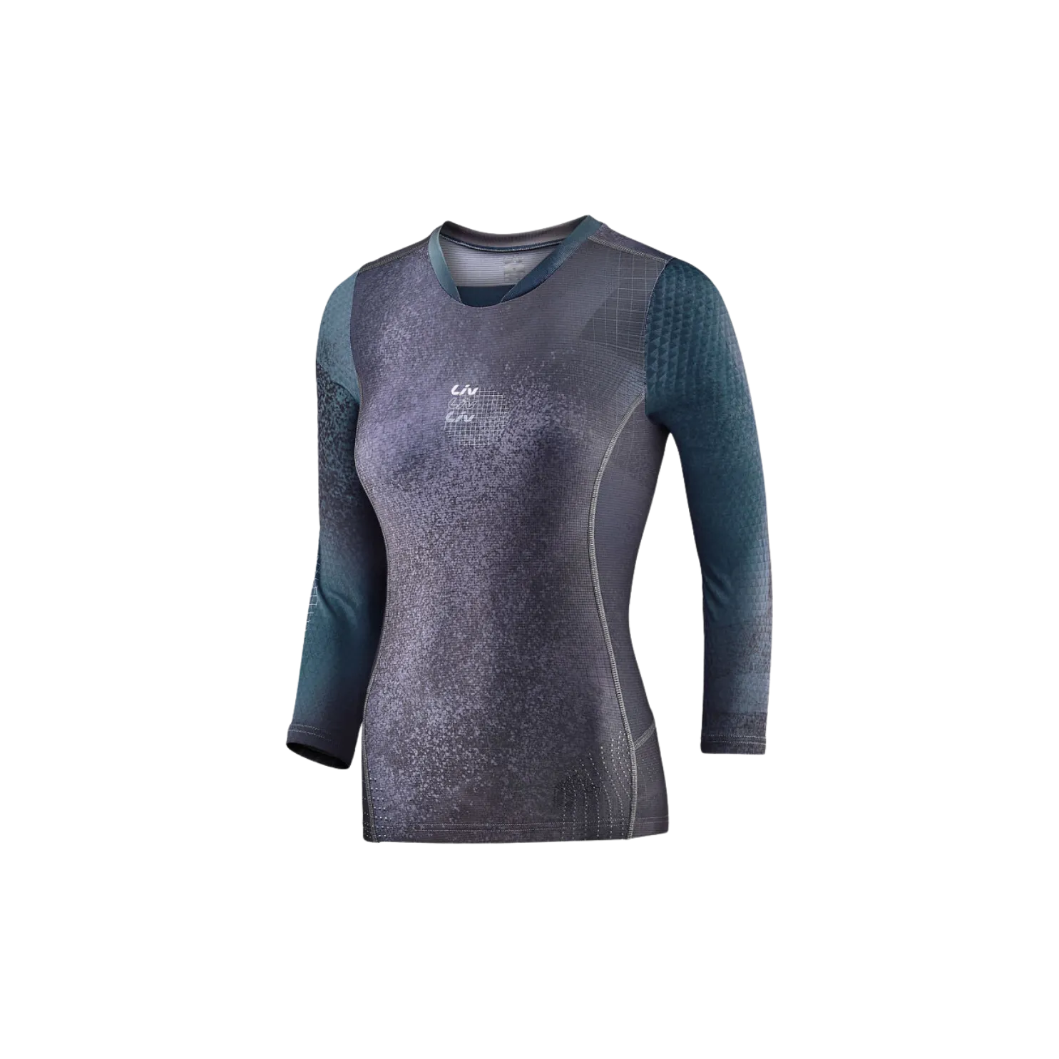 Liv Julep 3/4 Jersey - Grey/Airglow