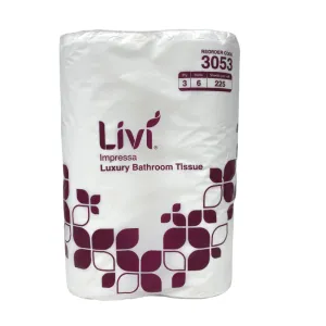 Livi Impressa 3Ply Toilet Tissue Unwrapped (3053)