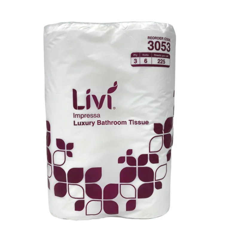 Livi Impressa 3Ply Toilet Tissue Unwrapped (3053)