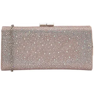 Lotus Chandra Pink Diamante Clutch Bag