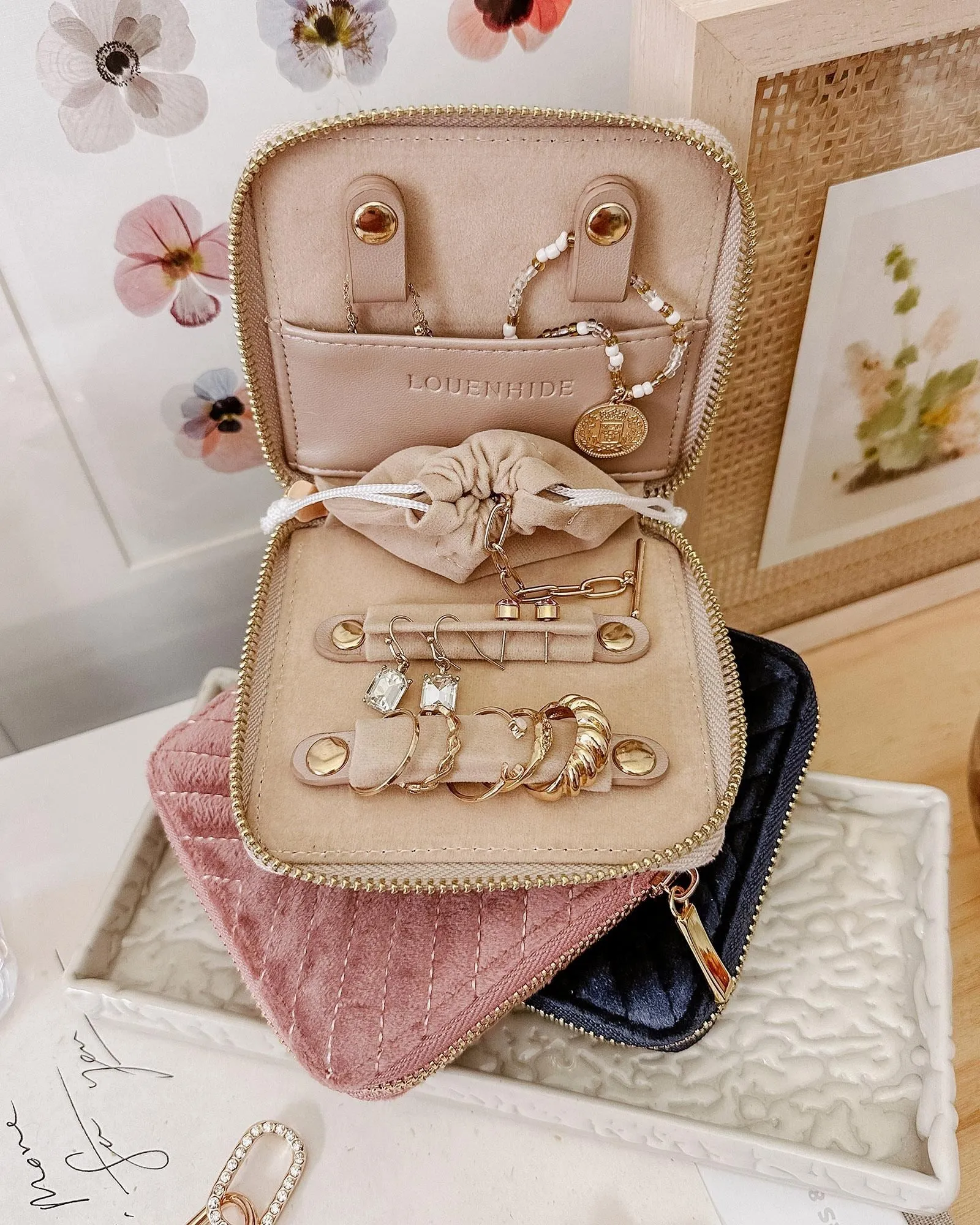 LOUENHIDE Juniper Jewellery Case - Velvet Spice