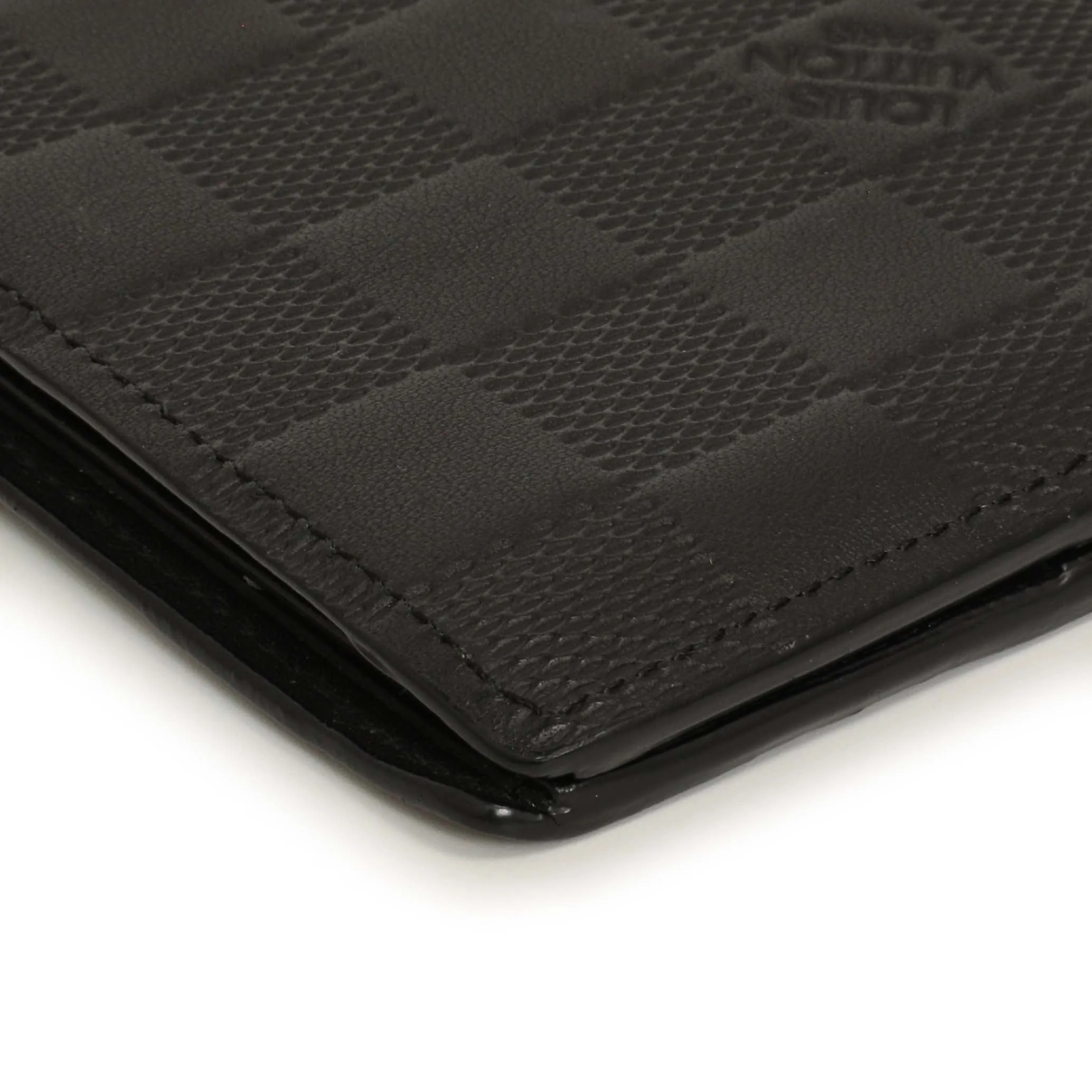 Louis Vuitton Black Damier Infini Slender Wallet