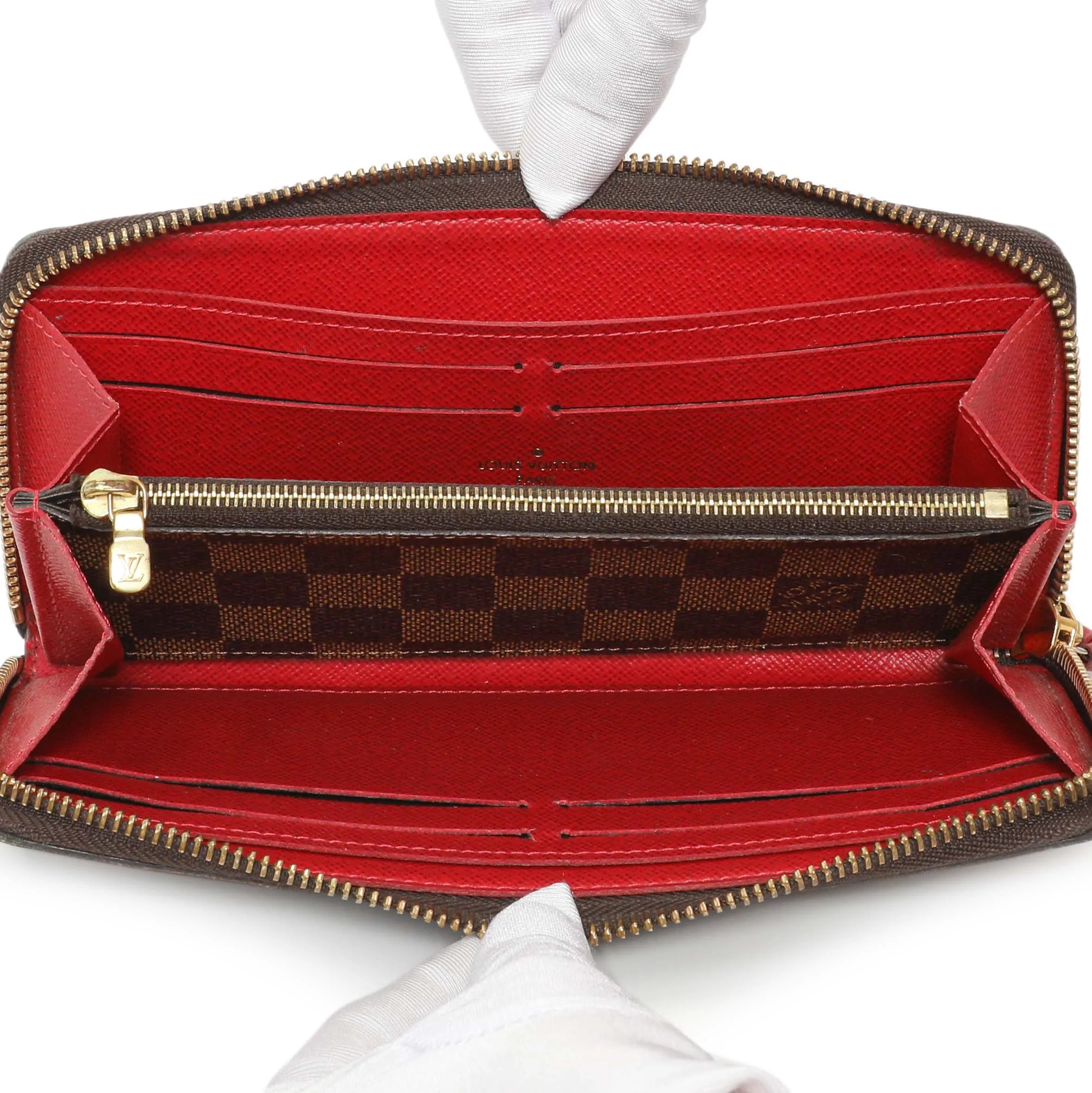 Louis Vuitton Damier Ebene Clemence Wallet