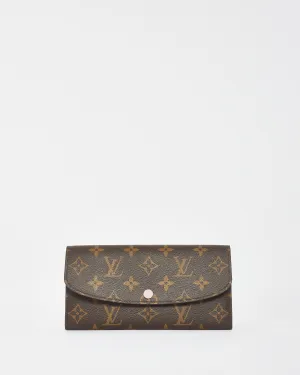 Louis Vuitton Monogram/ Rose Ballerine Emilie Wallet