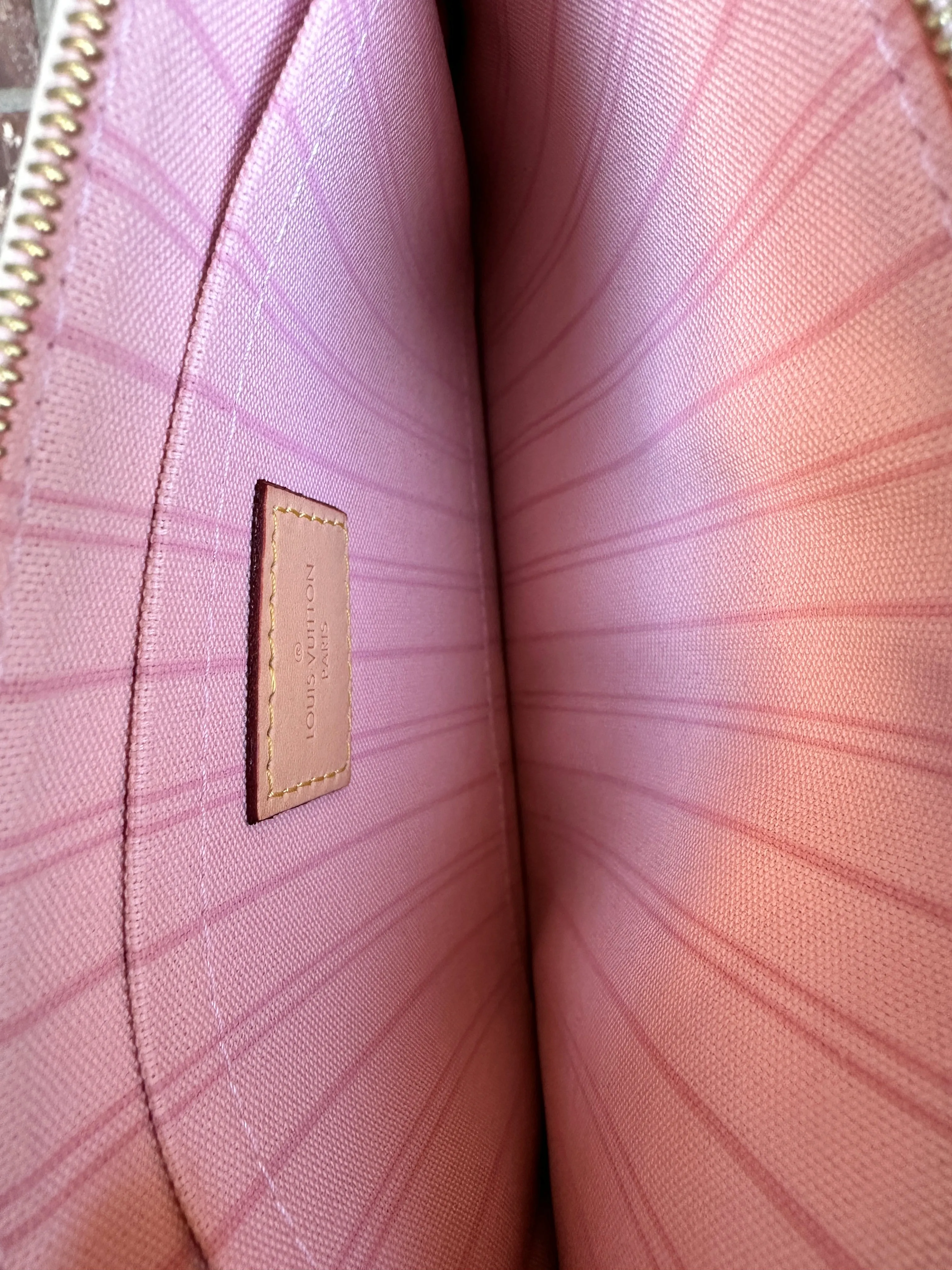 Louis Vuitton Neverfull Pochette Damier Large